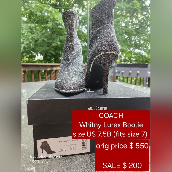 Coach Whitny Lurex Bootie - Picture 3 of 5